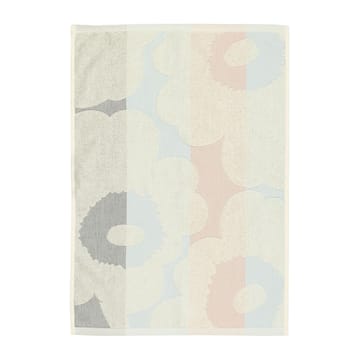 Unikko Ralli Handtuch off white-peach-blue - 50 x 70cm - Marimekko