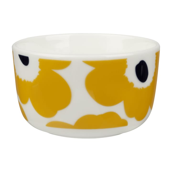 Unikko Schale 2,5dl - Weiß-gelb - Marimekko