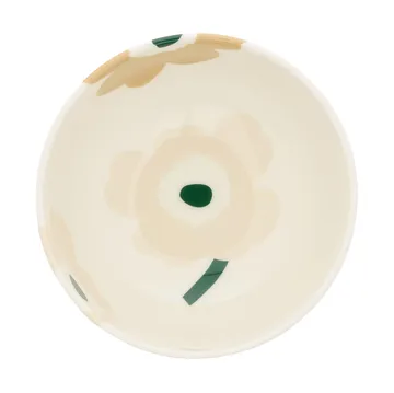 Unikko Schale 300 ml - Beige-Weiß-Hellbeige-Dunkelgrün - Marimekko