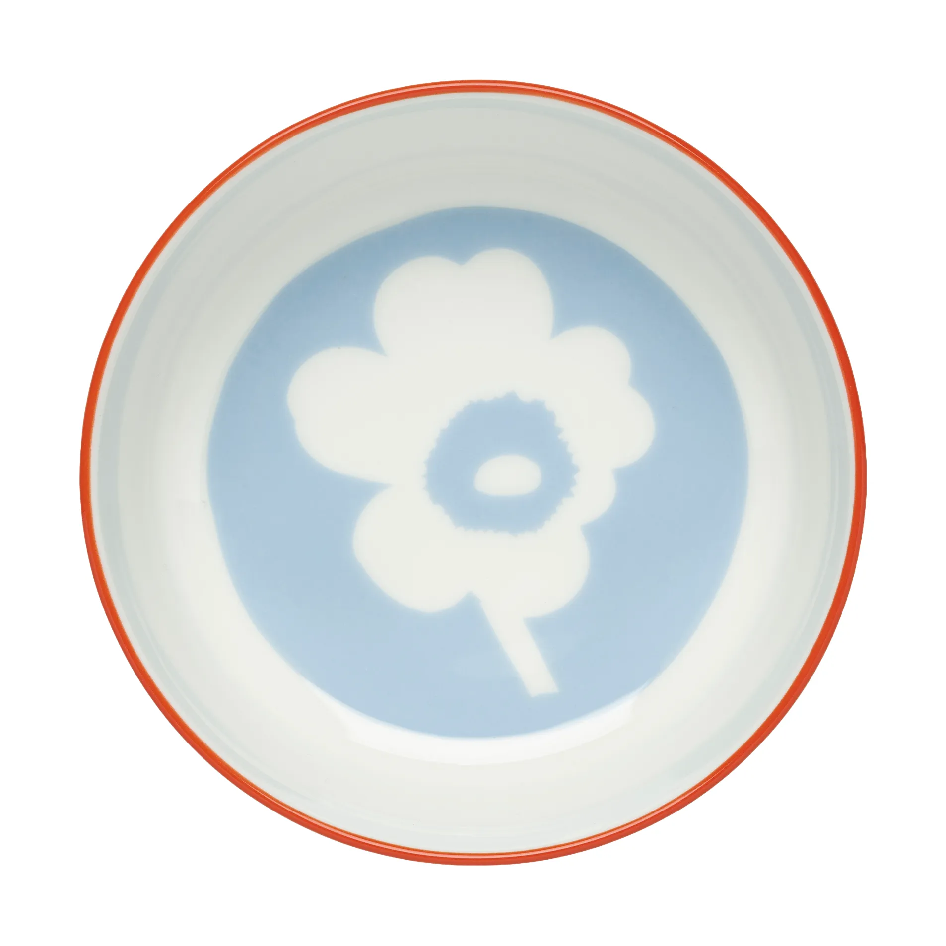 Unikko Schale 4 dl, White-light blue-orange red Marimekko