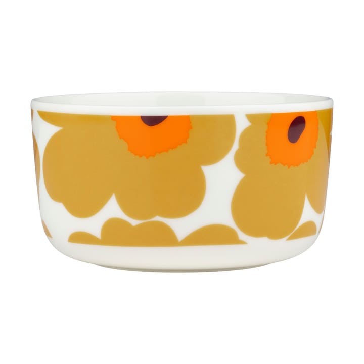 Unikko Schale 5dl - White-caramel-warm orange - Marimekko