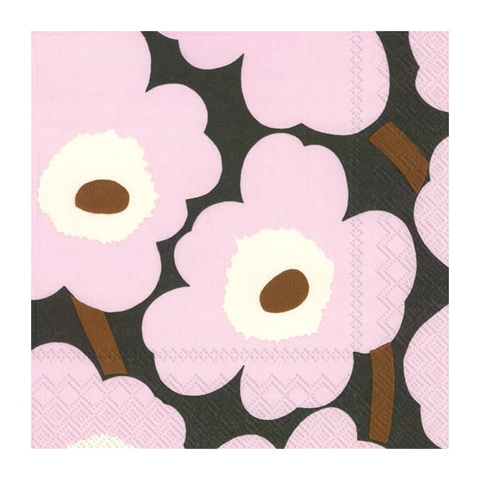 Unikko Serviette 33x33cm 20er Pack - Rose - Marimekko