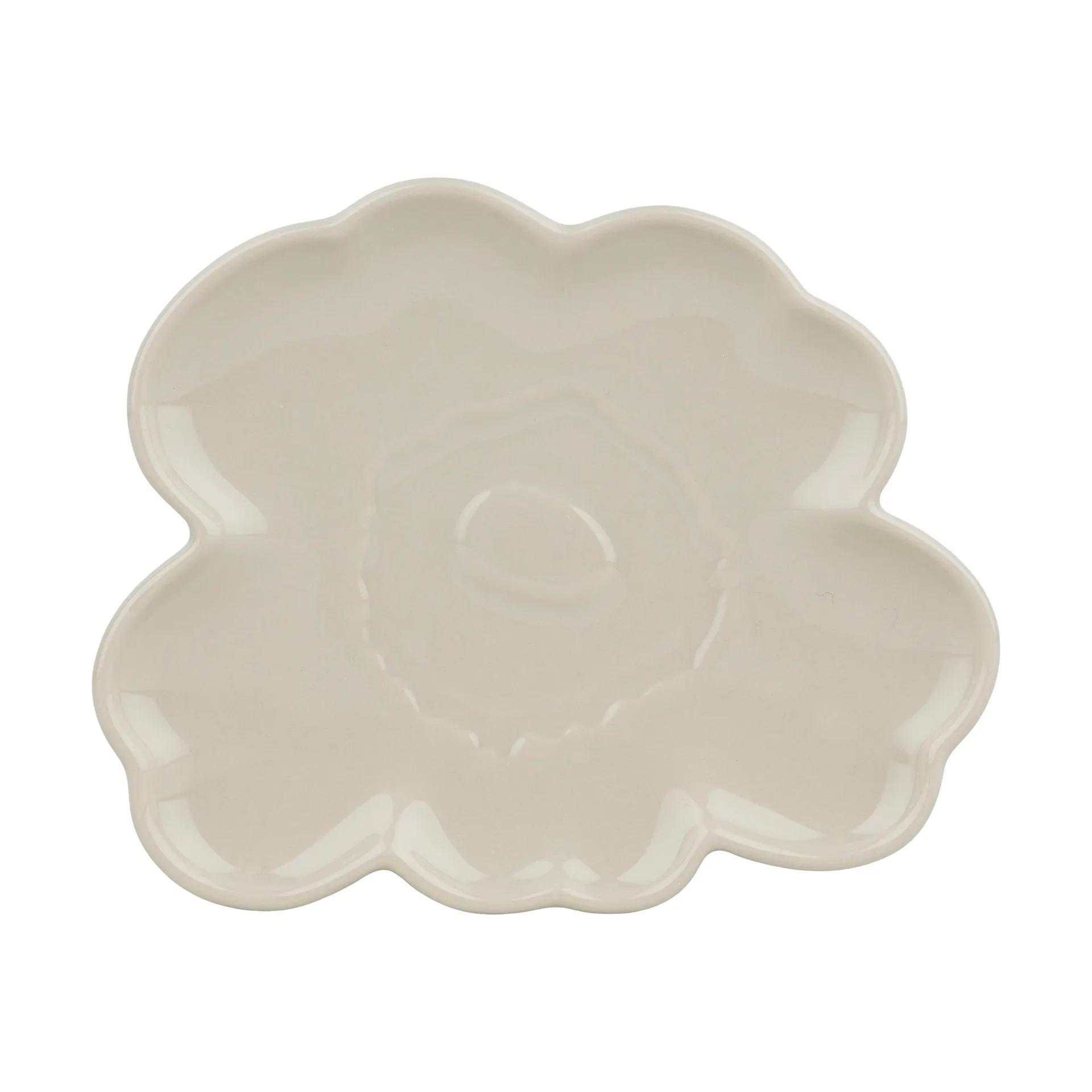 Unikko Shape Platte 19 cm, Stoneware Marimekko