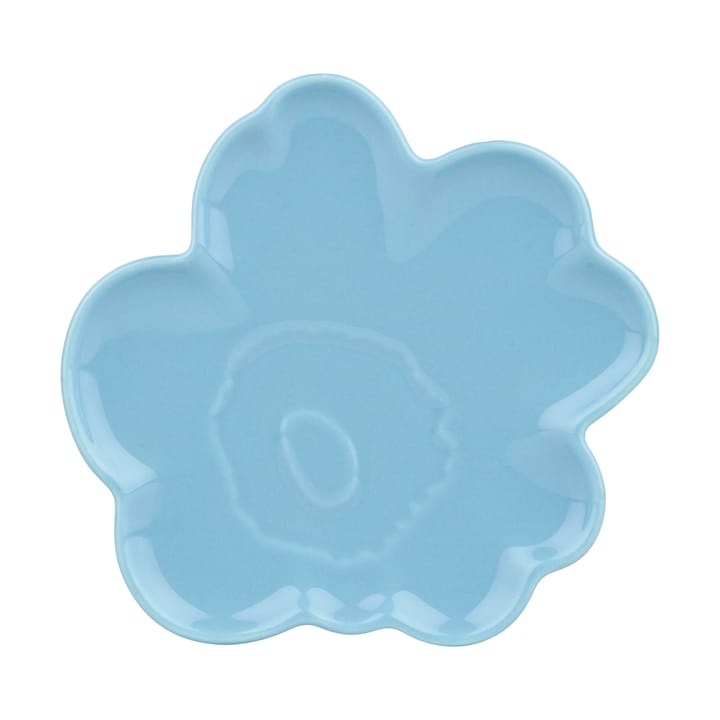 Unikko shape Platte 2-teilig-Pack, die Vergissmeinnicht, Steinzeug Marimekko