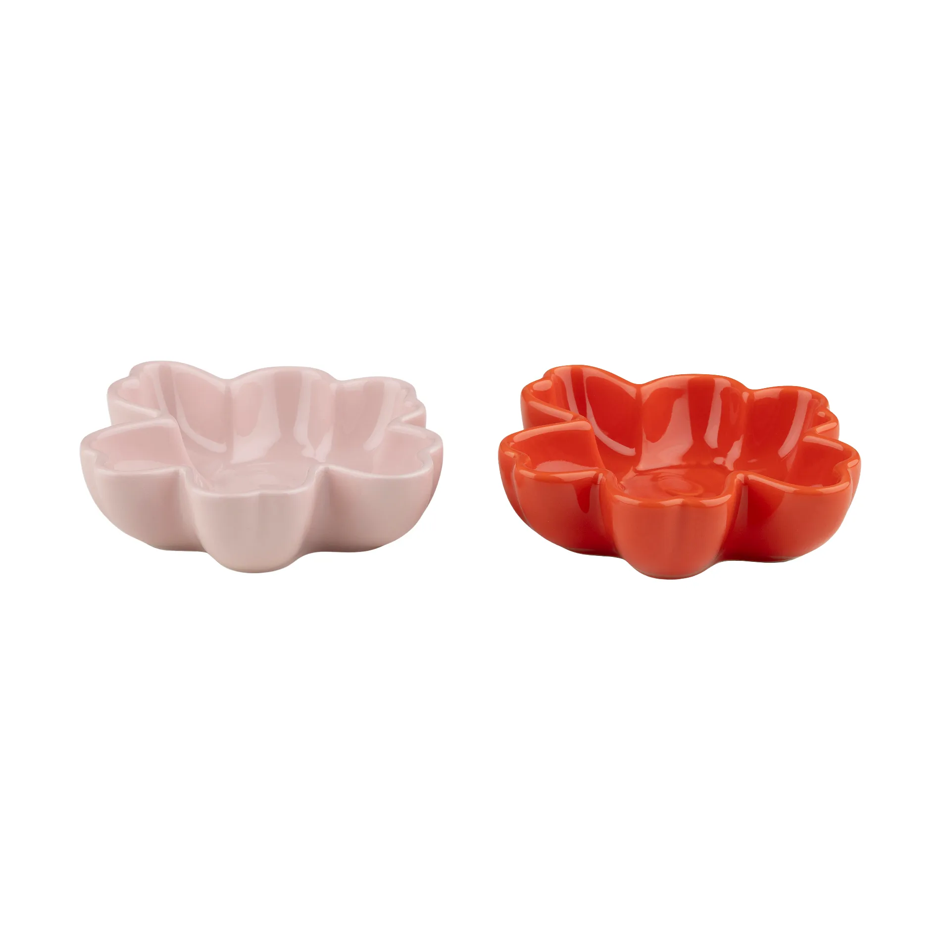 Unikko Shape Schale Ø11 cm 2-teilig, Pink-orange red Marimekko