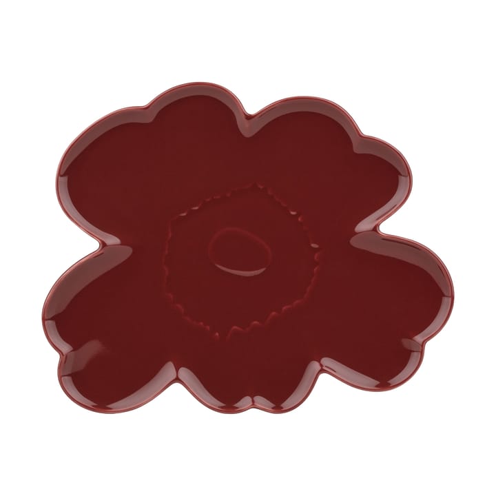Unikko Shape Schale 32 cm - Burgundy - Marimekko