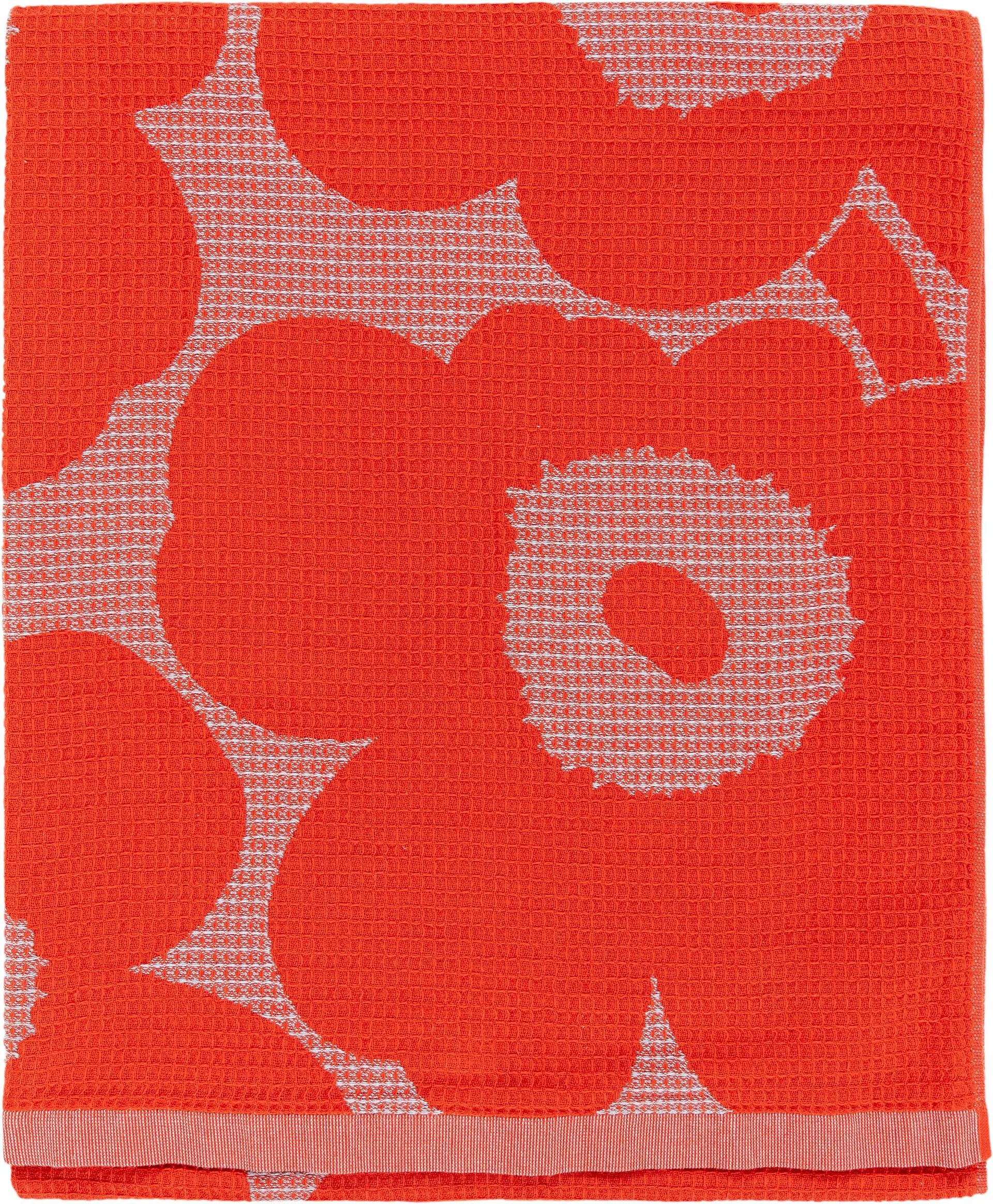 Unikko Strandhandtuch 96,5x180 cm, L. Blue-Orange Marimekko