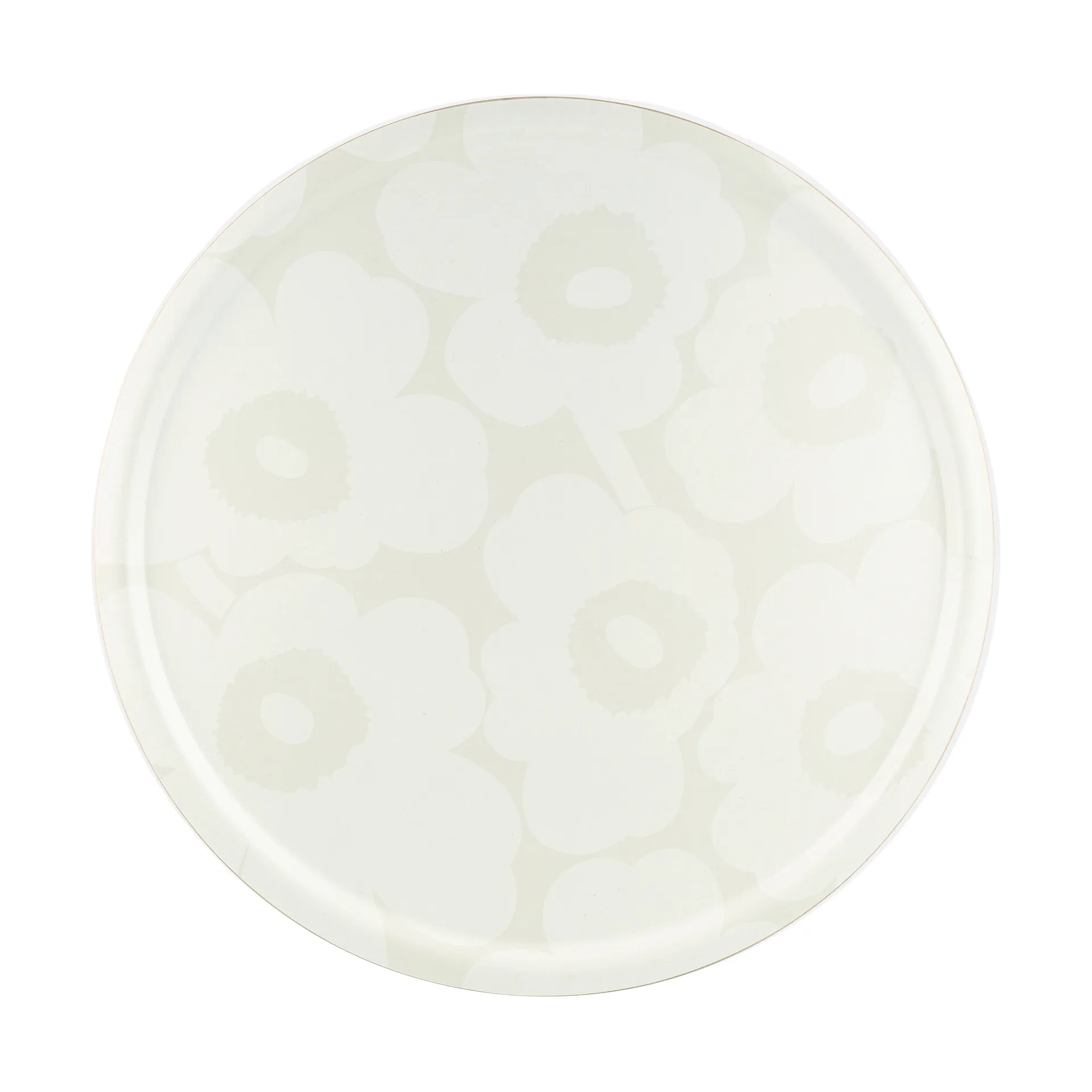 Unikko Tablett Ø65 cm, White Marimekko