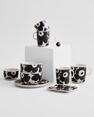 Unikko Tasse 25 cl - Weiß-schwarz - Marimekko