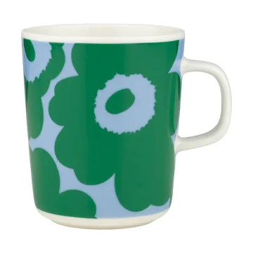 Unikko Tasse 25 cl - White-green-light blue - Marimekko