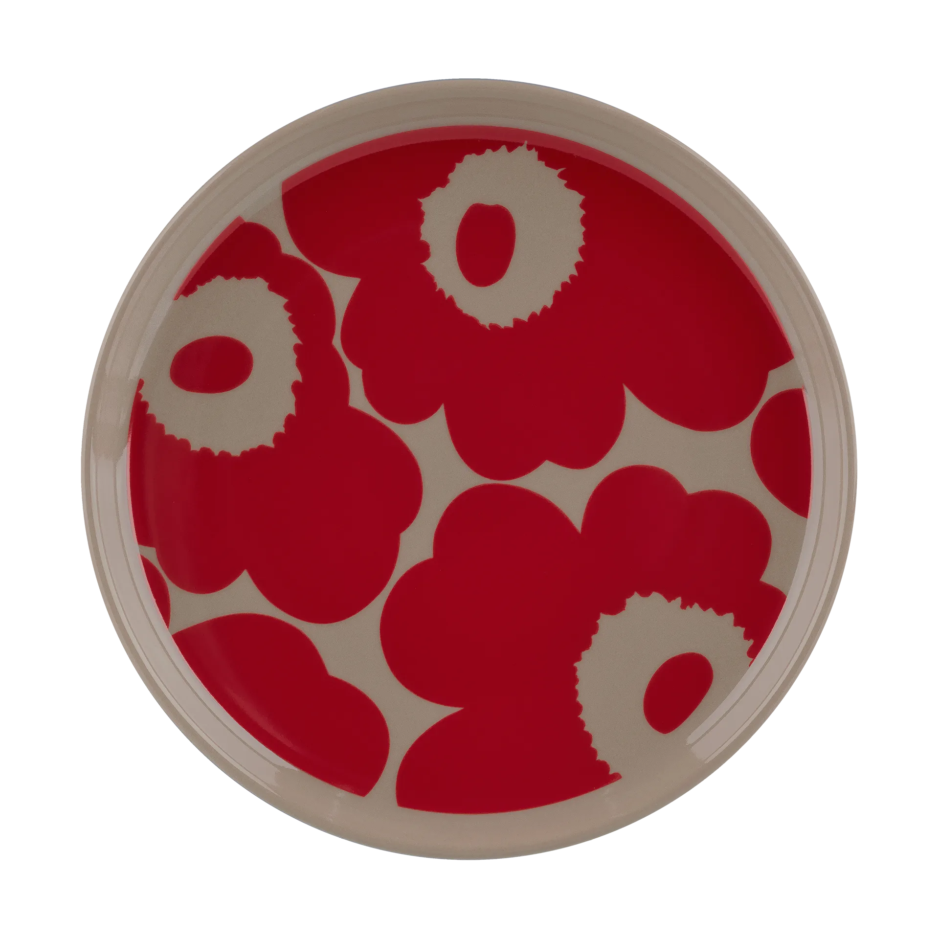 Unikko Teller Ø13,5cm, Terra-red Marimekko