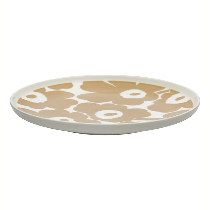 Unikko Teller beige-weiß - Ø25cm - Marimekko