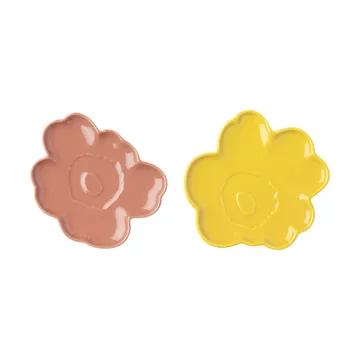 Unikko Untersetzer 13 cm 2 Teile - L. Terra-Spring Yellow - Marimekko