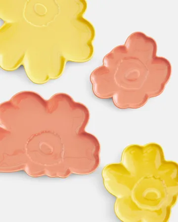 Unikko Untersetzer 13 cm 2 Teile - L. Terra-Spring Yellow - Marimekko