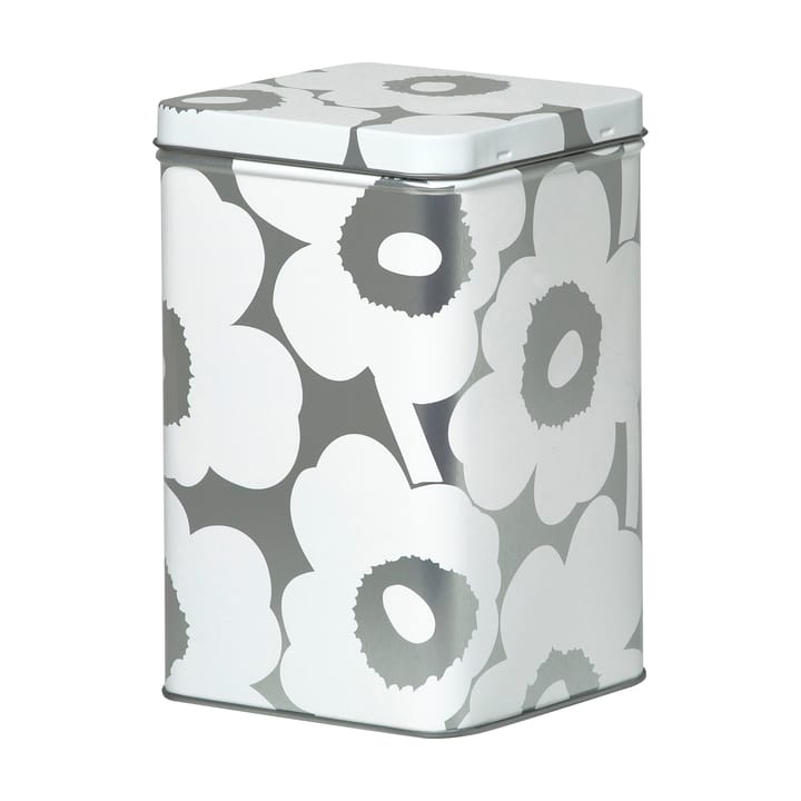 Unikko Verwahrungsbox  17,5cm - grau-weiß - Marimekko