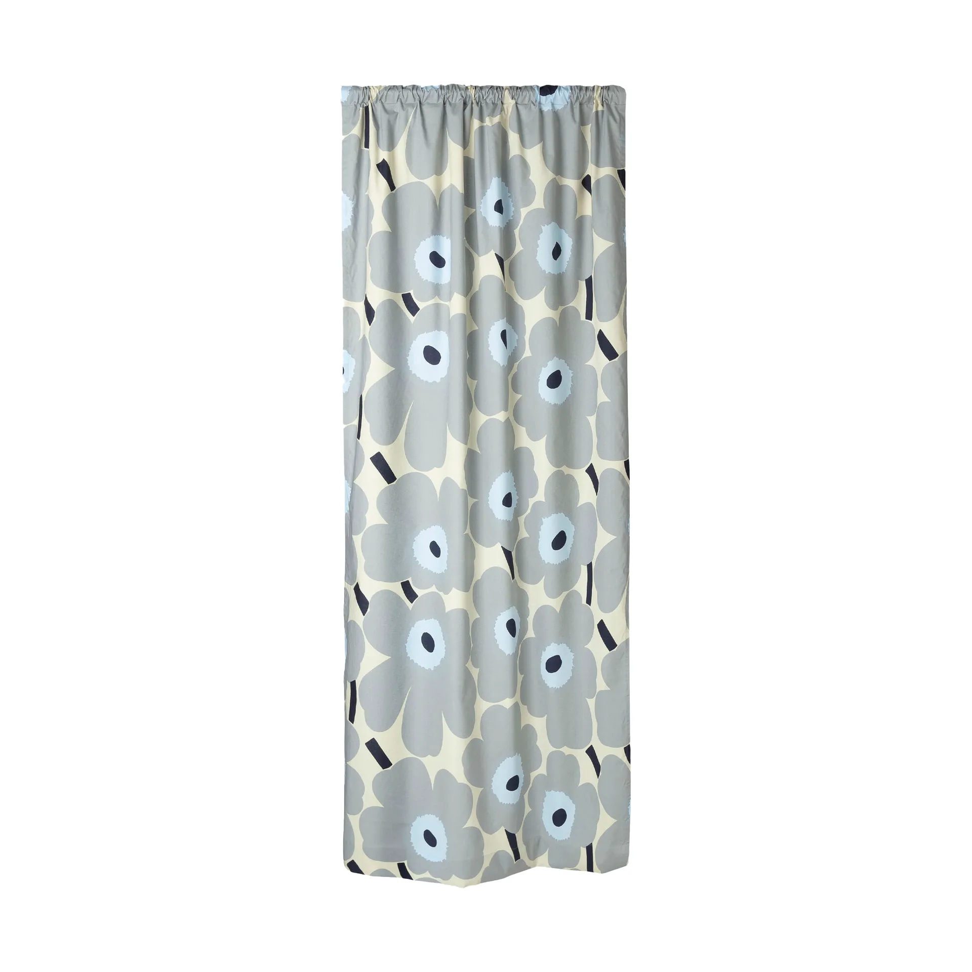 Unikko Vorhang 135x250 cm, Sand-grey-light grey-dark blue Marimekko