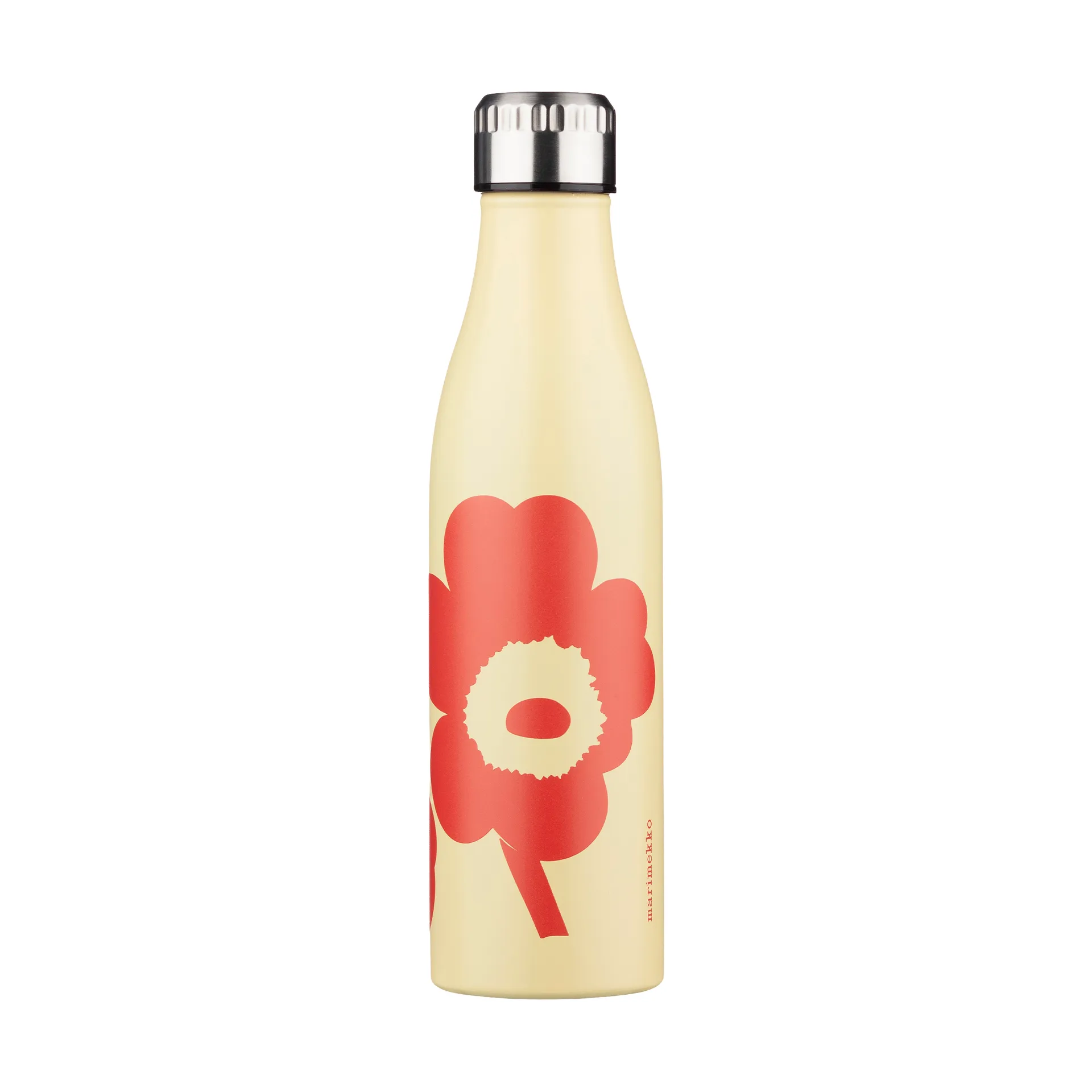 Unikko Wasserflasche, Sand-orange red, 0,5 L Marimekko