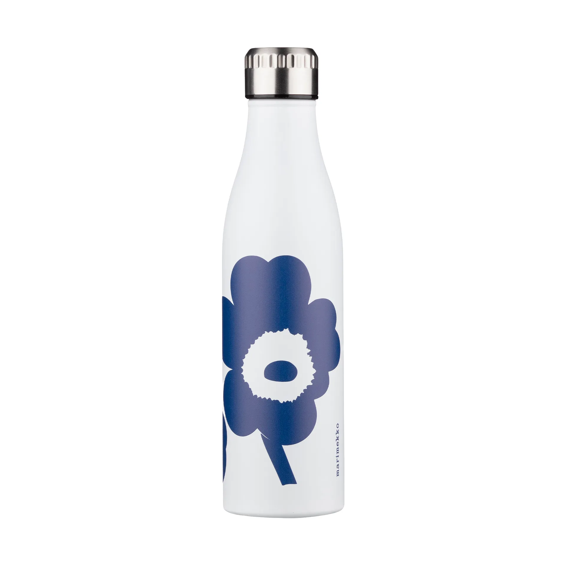 Unikko Wasserflasche, White-blue, 0,5 L Marimekko