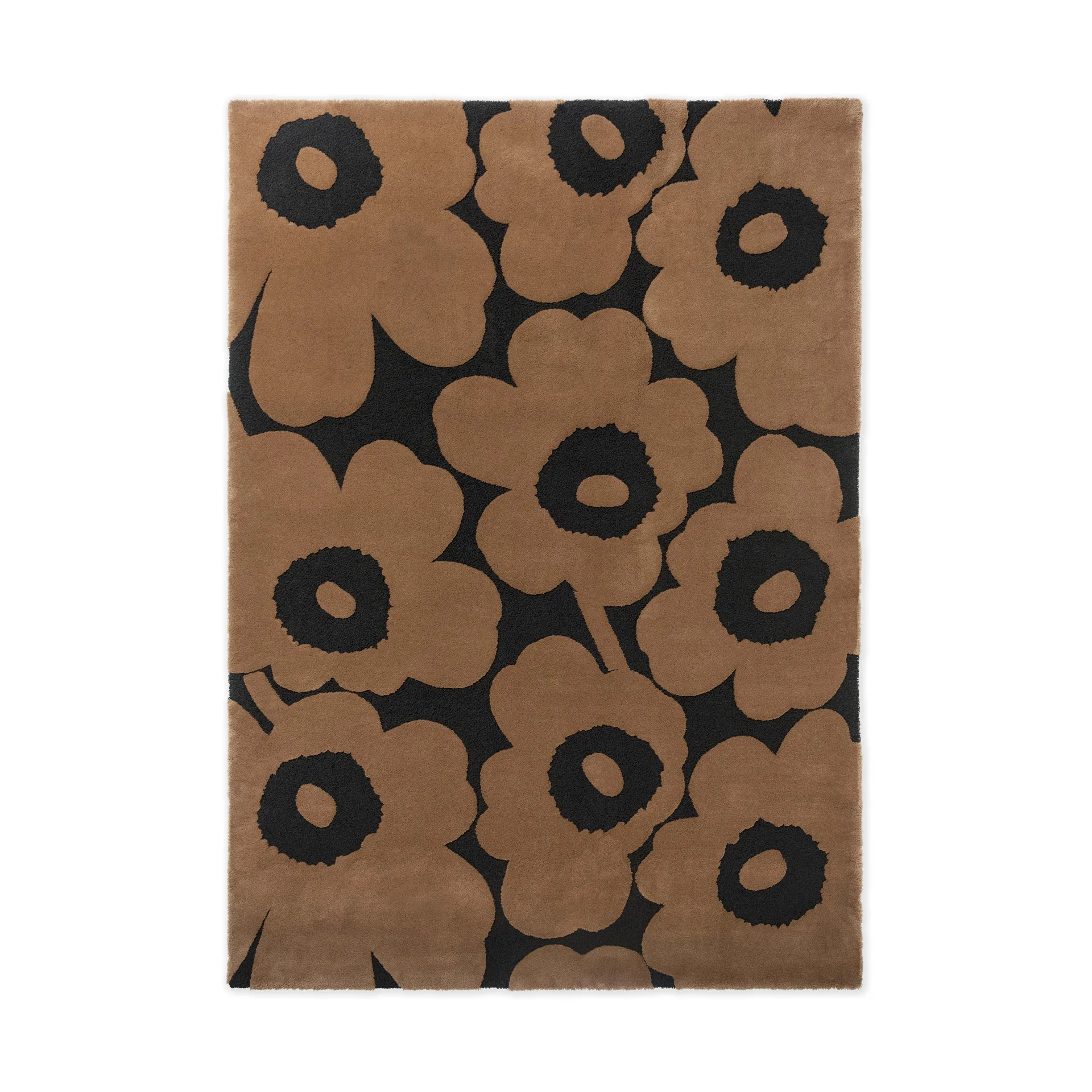 Unikko Wollteppich, Beige, 250x350 cm Marimekko
