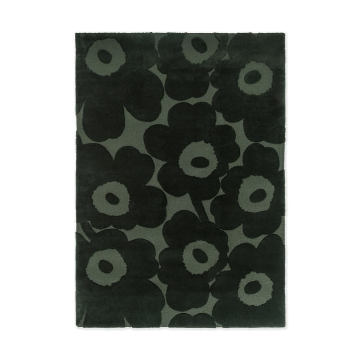 Unikko Wollteppich - Dark Green, 140x200 cm - Marimekko