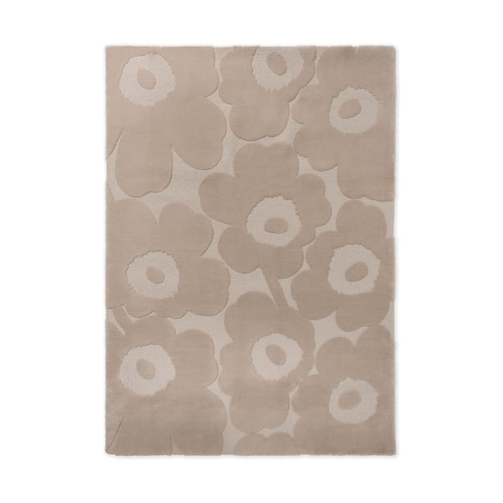 Unikko Wollteppich - Light Beige, 140x200 cm - Marimekko