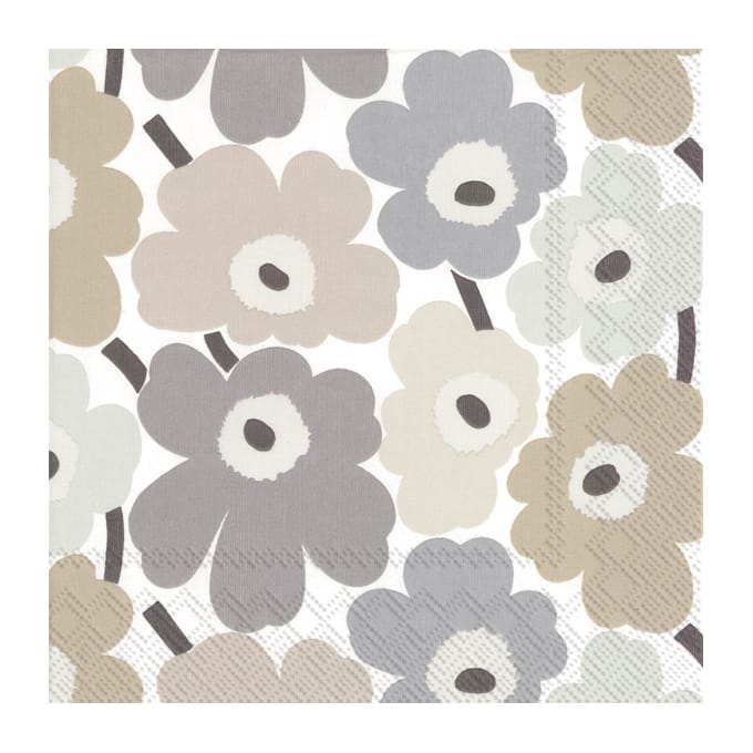 Unikot Serviette 33 x 33cm 20er Pack - Linen - Marimekko