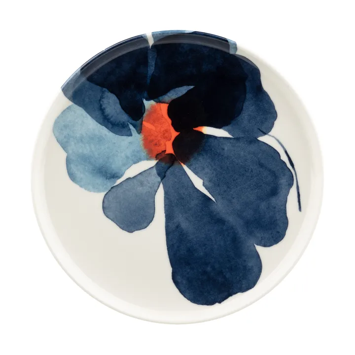 Valssi Teller - White-blue-orange - Marimekko