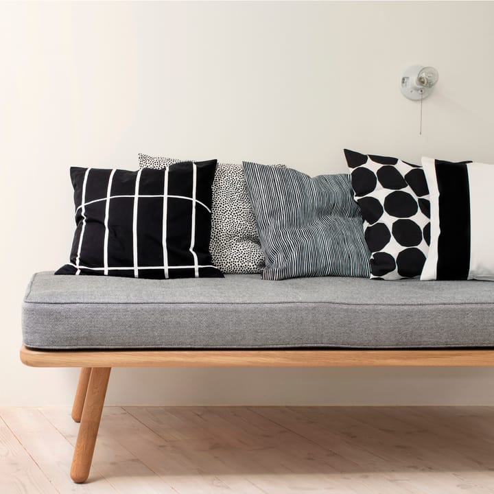 Varvunraita Kissenbezug, Schwarz-weiß Marimekko