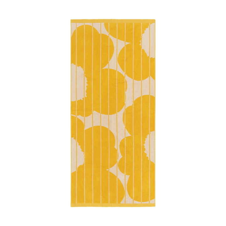 Vesi Unikko Badetuch 70x150 cm - Spring yellow-ecru - Marimekko
