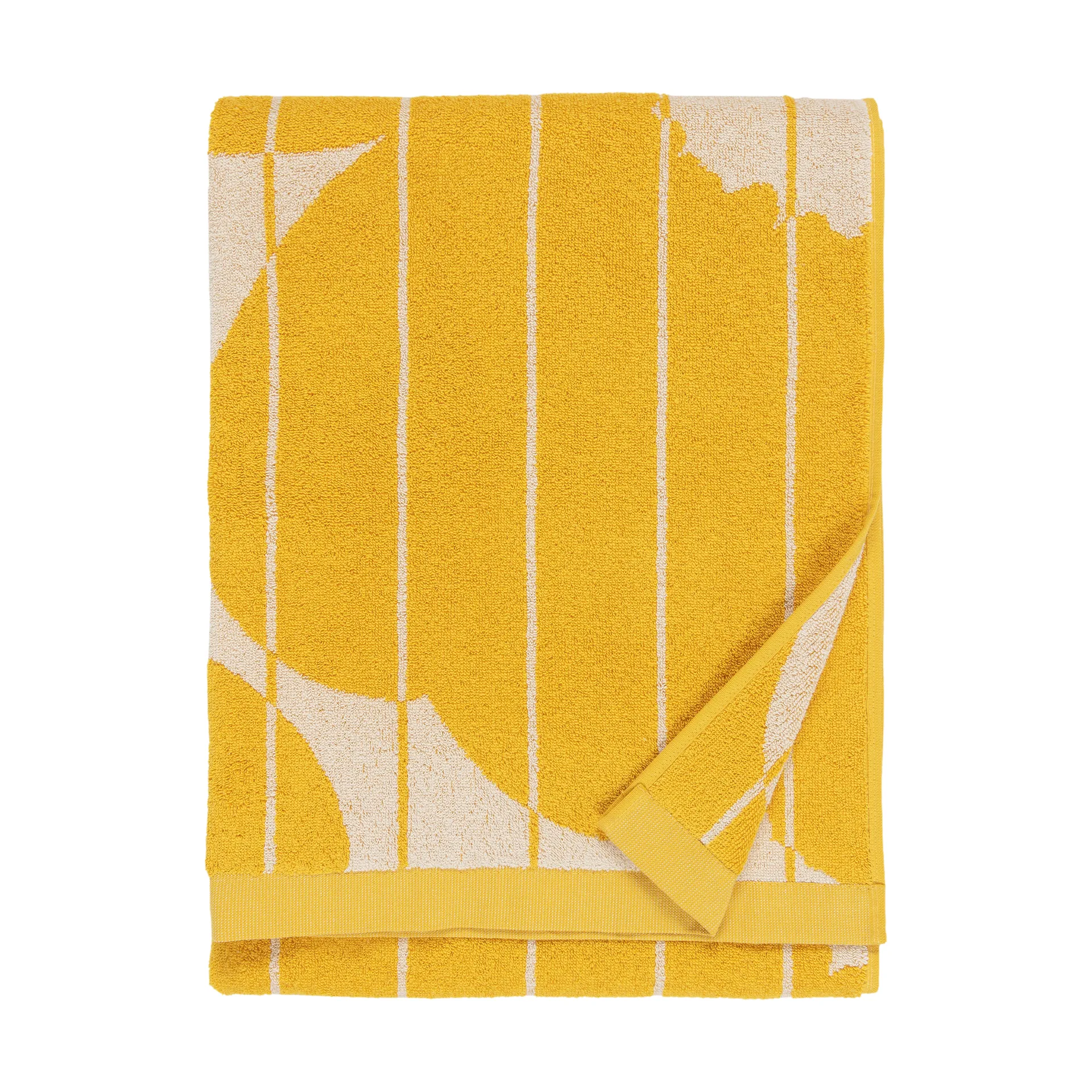 Vesi Unikko Badetuch 70x150 cm, Spring yellow-ecru Marimekko