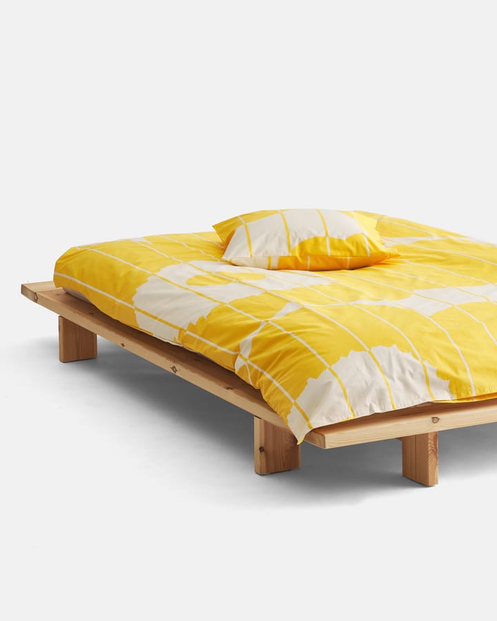 Vesi Unikko Deckenbezug 220x240 cm - Spring yellow-ecru - Marimekko