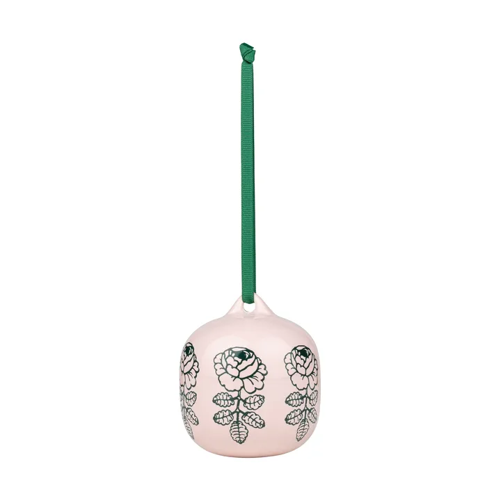 Vihkiruusu Christbaumkugel - Rosa, 7x7 cm - Marimekko