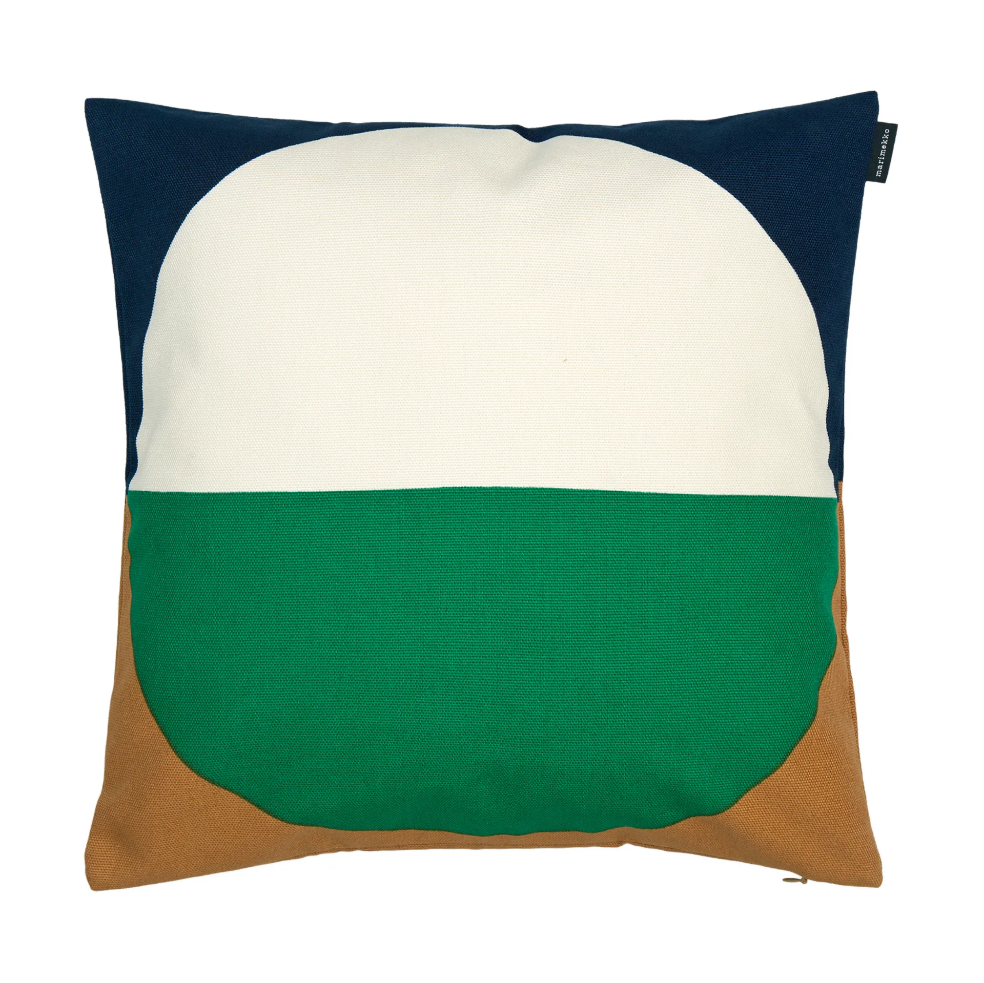 Viitta Kissenbezug 40x40 cm, Green-off white-dark blue Marimekko