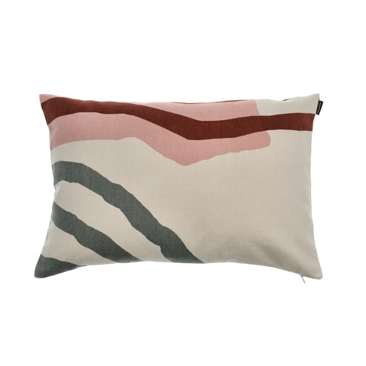 Vuosirenkaat Kissenbezug 40 x 60cm, Beige-grün-rosa Marimekko