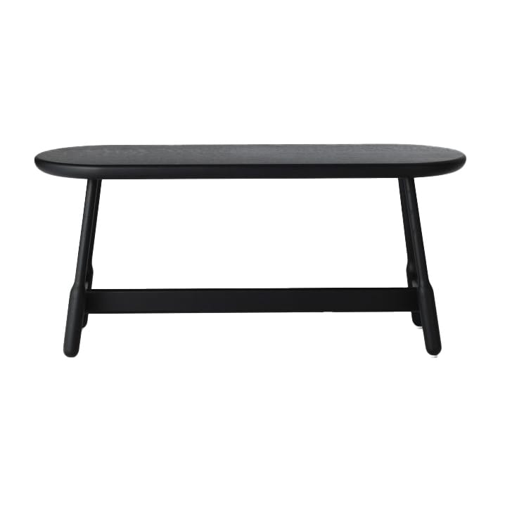 Albert Bank 160 cm - Eiche schwarz gebeizt - Massproductions