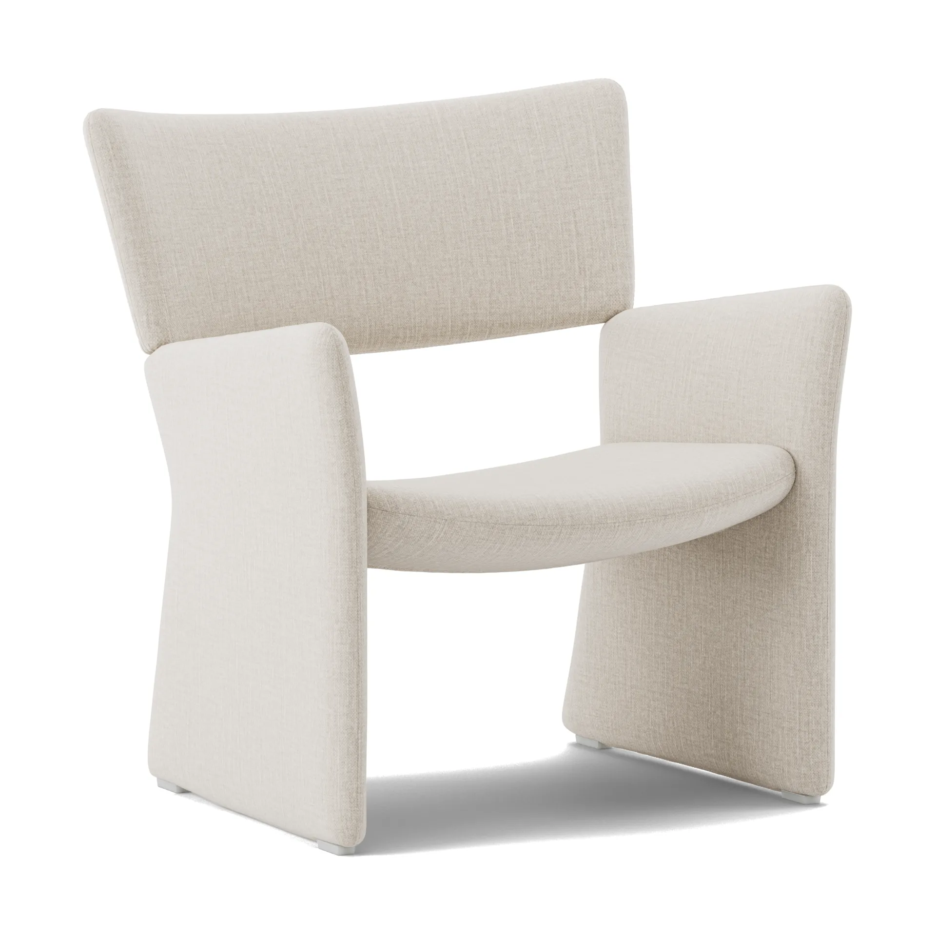 Crown Easy Chair Sessel, Linara 05 Porridge Massproductions