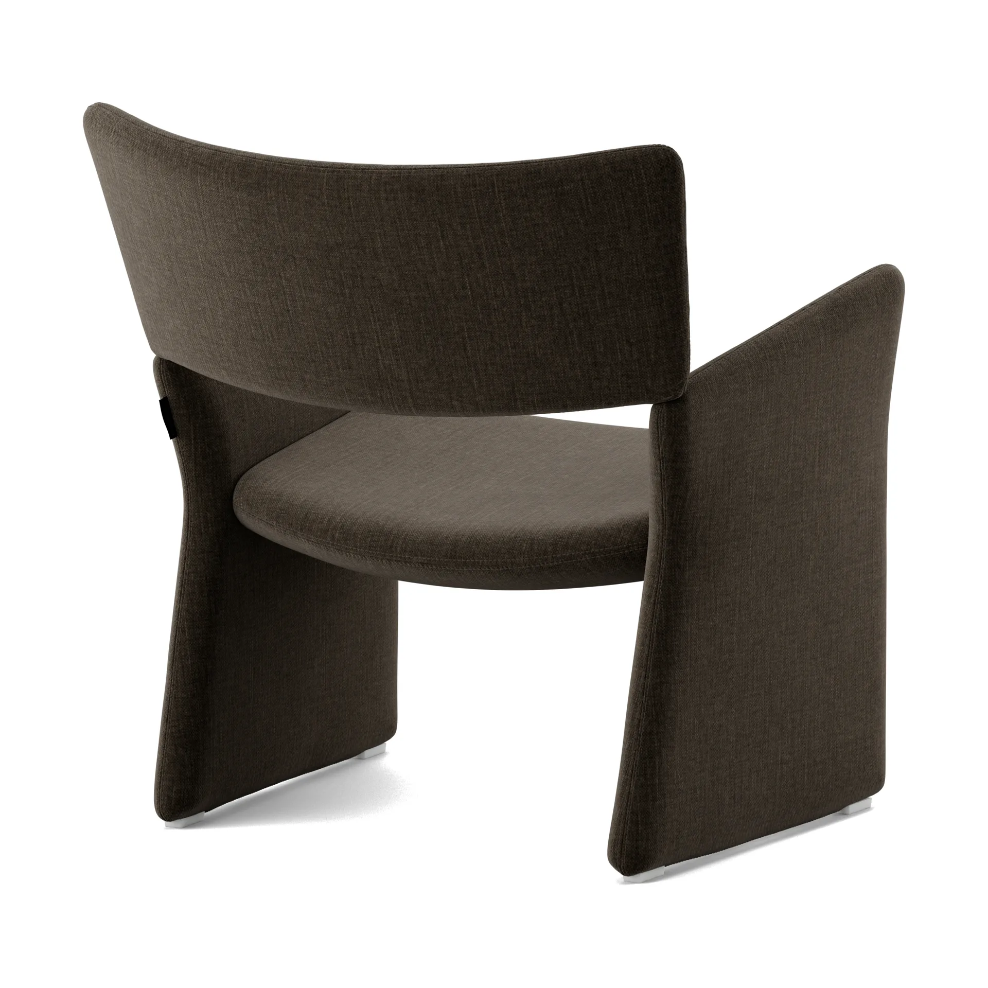 Crown Easy Chair Sessel, Linara 90 Espresso Massproductions