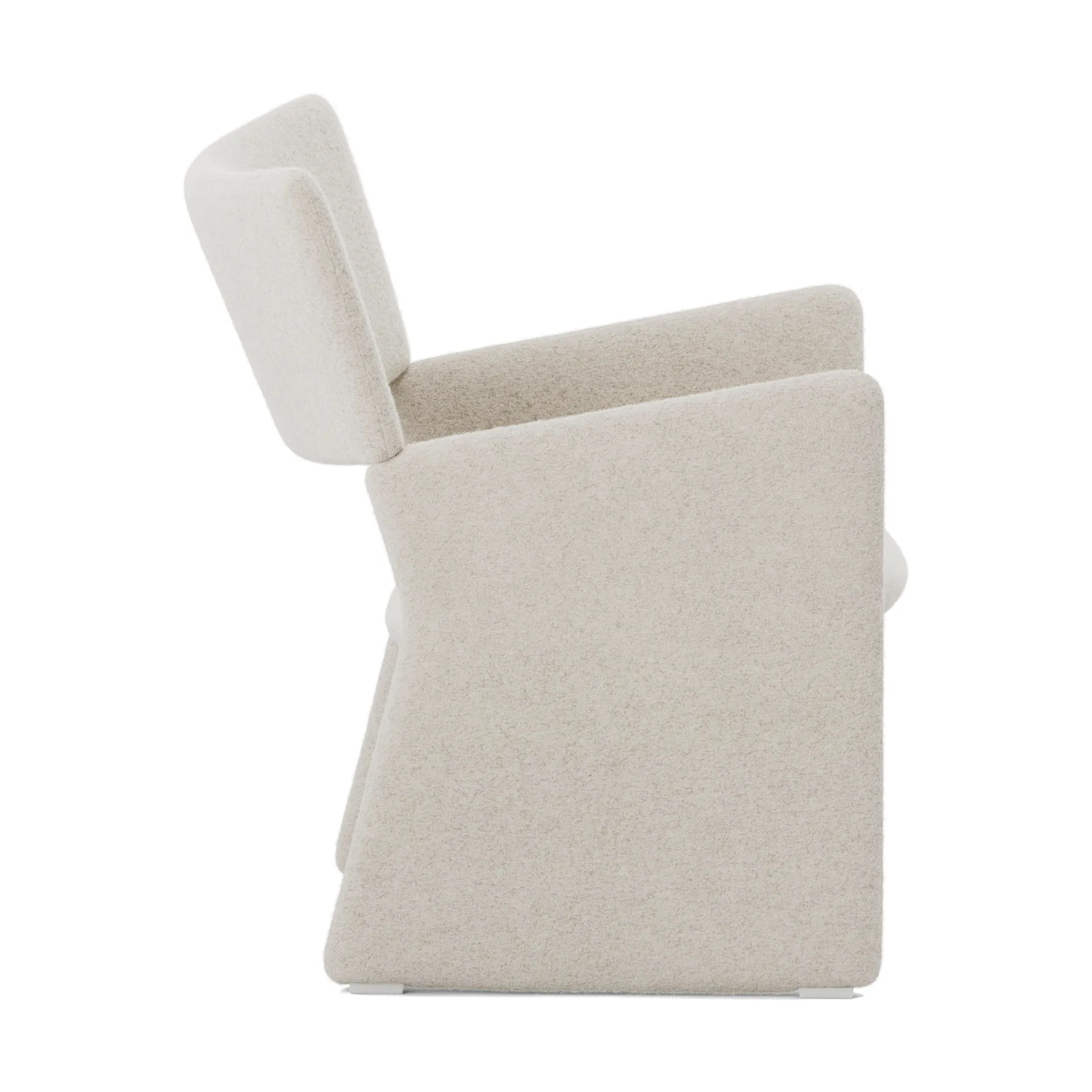 Crown Easy Chair Sessel, Spiral 21 Chalk Massproductions