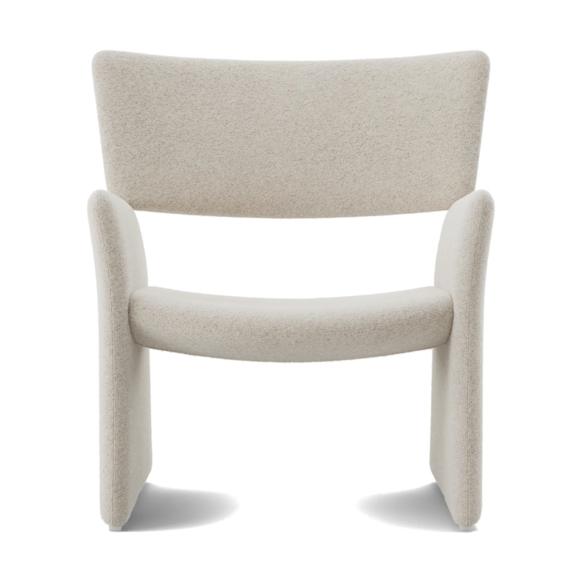 Crown Easy Chair Sessel, Spiral 21 Chalk Massproductions