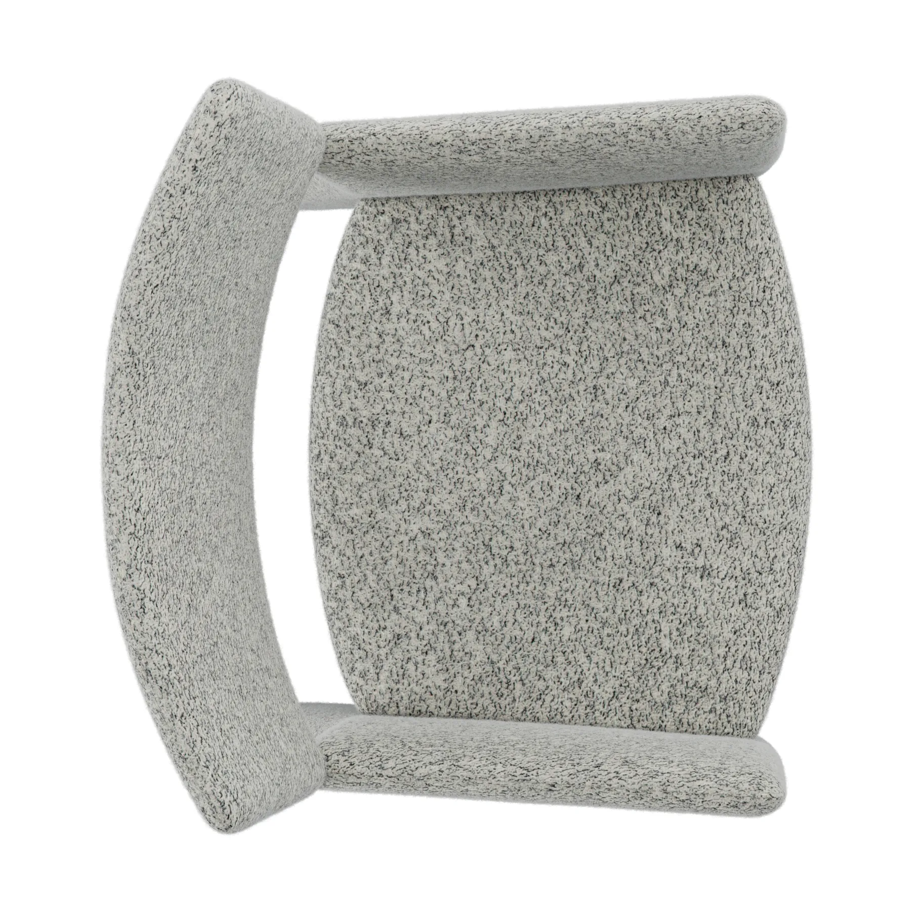 Crown Easy Chair Sessel, Spiral 23 Monochrome Massproductions