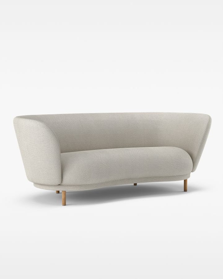 Dandy 2-Sitzer Sofa - Eiche-Sacho Safire 007 - Massproductions