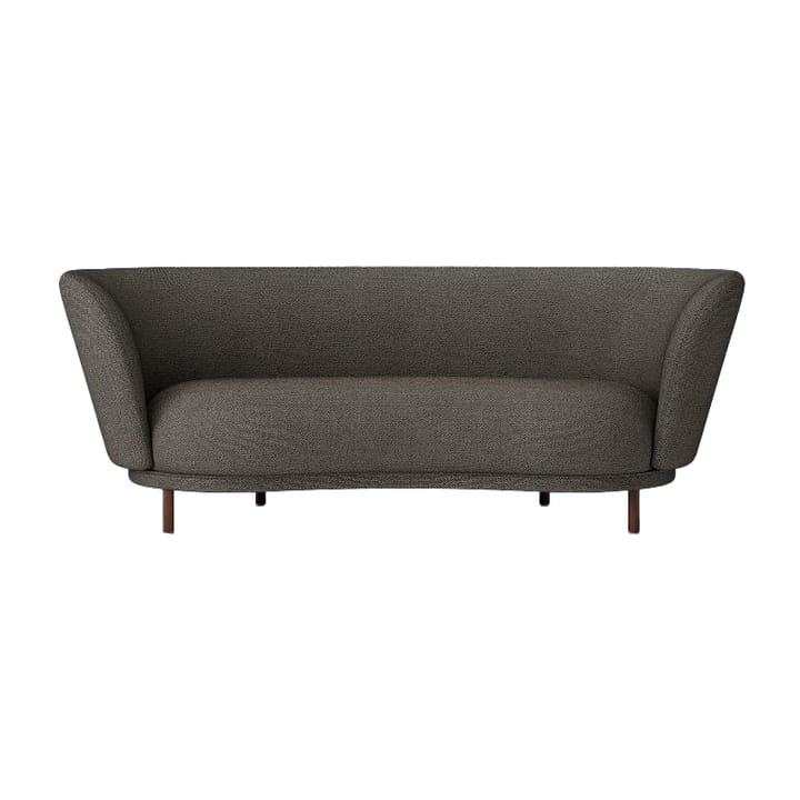 Dandy 2-Sitzer Sofa - Walnuss-Sacho Safire 001 - Massproductions