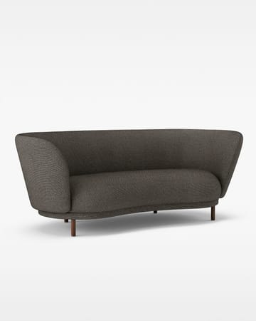 Dandy 2-Sitzer Sofa - Walnuss-Sacho Safire 001 - Massproductions