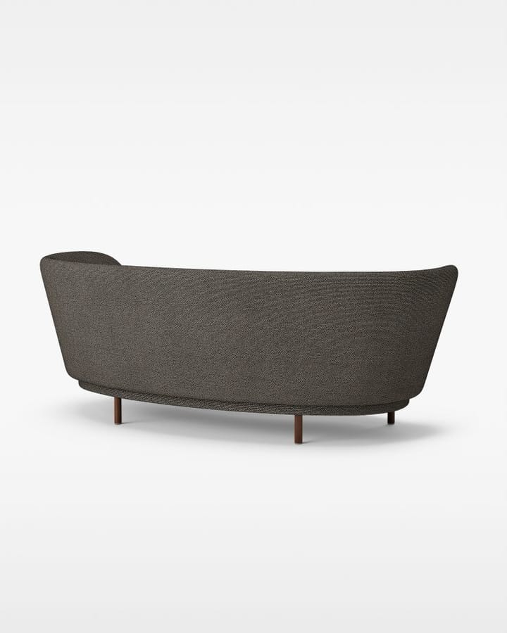 Dandy 2-Sitzer Sofa - Walnuss-Sacho Safire 001 - Massproductions