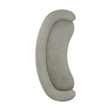 Dandy 3-Sitzer Sofa - Black oak - Kirkby Design, Spiral - 23 Monochrome - Massproductions