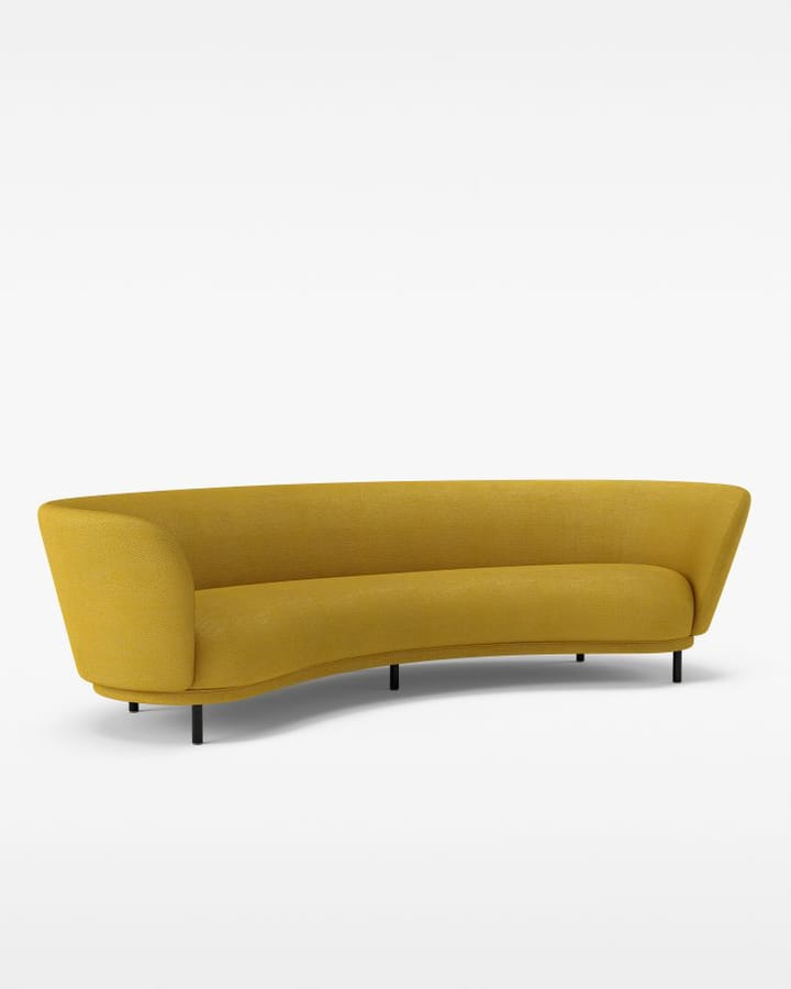 Dandy 4-Sitzer Sofa - Gebeizte Eiche-Sacho Safire 017 - Massproductions