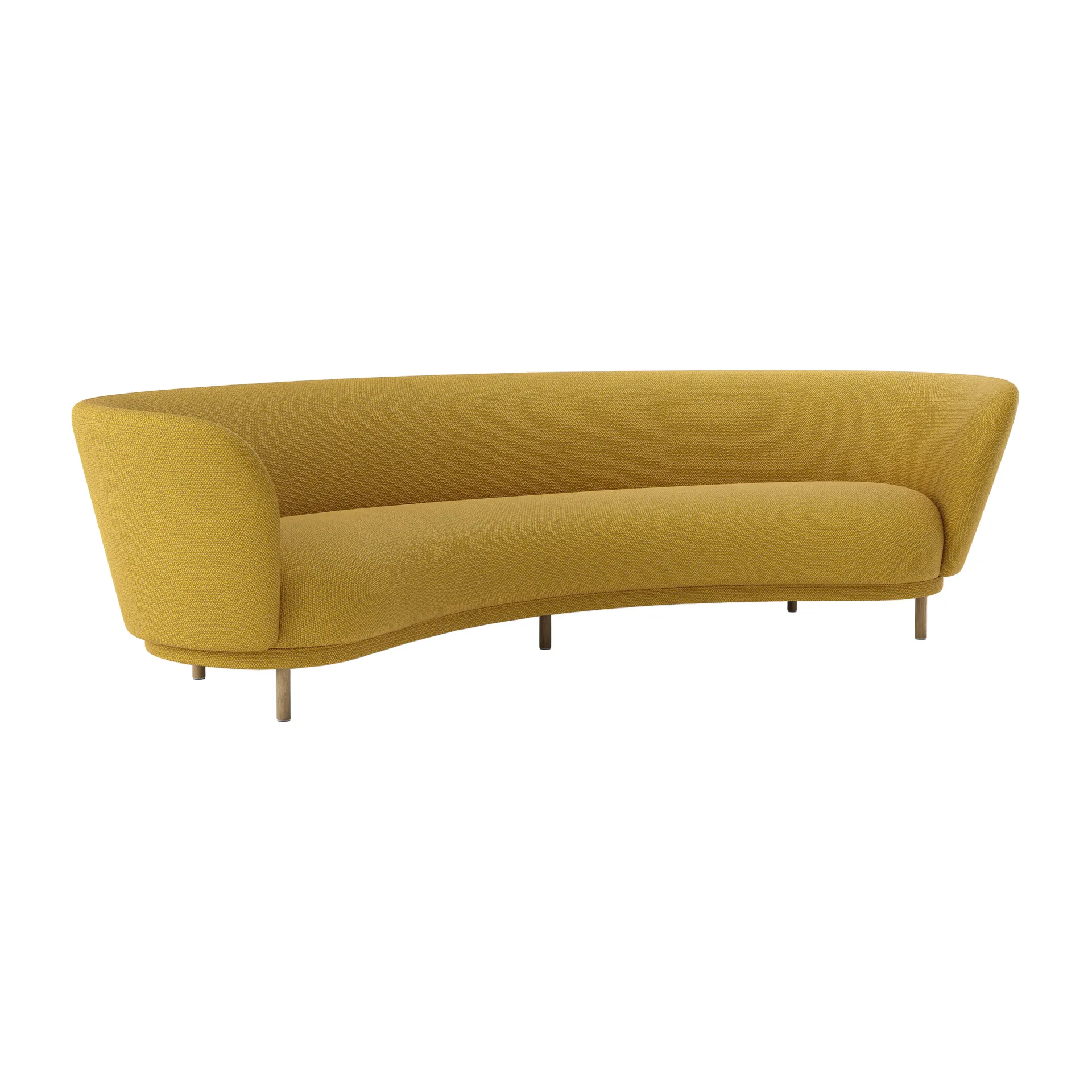 Dandy 4-Sitzer Sofa, Sacho Safire 017-Eichenbeine Massproductions