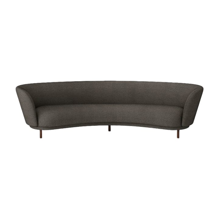 Dandy 4-Sitzer Sofa - Walnuss-Sacho Safire 001 - Massproductions