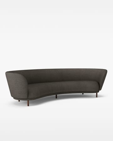 Dandy 4-Sitzer Sofa - Walnuss-Sacho Safire 001 - Massproductions