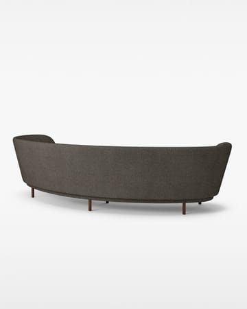 Dandy 4-Sitzer Sofa - Walnuss-Sacho Safire 001 - Massproductions